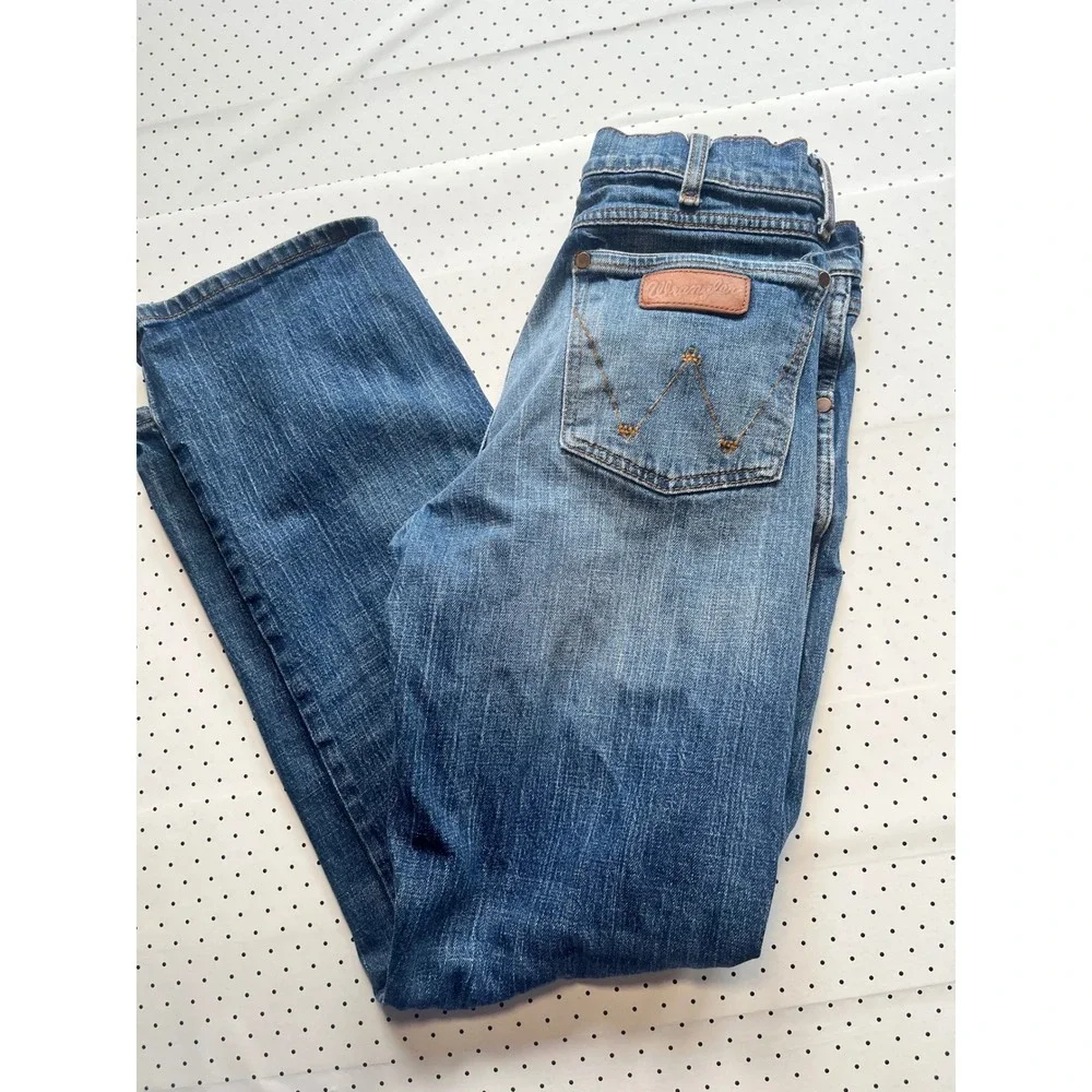 Wrangler Retro Relaxed Fit Bootcut Jeans Mens 31x29 Medium Wash Denim